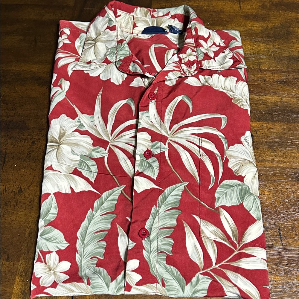 Premier Red and Cream Hawaiian Shirt